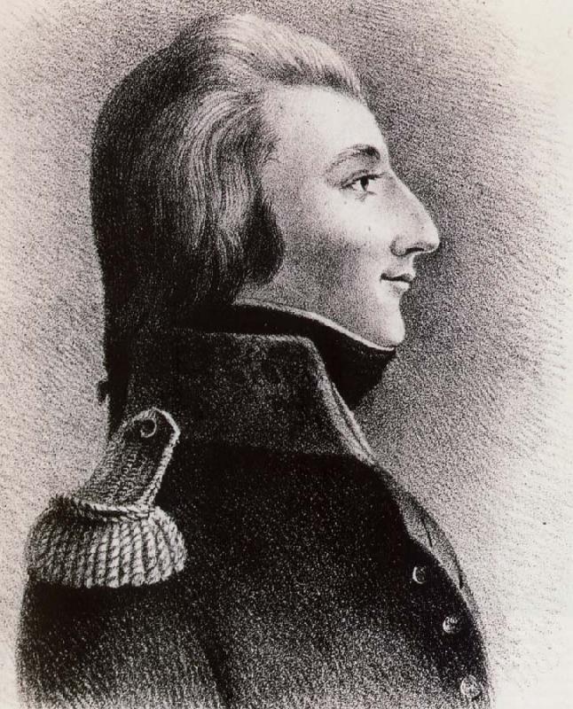 Thomas Pakenham Wolfe Tone in the Uniform of a French Adjutant general as he apeared at his court-martial in Dublin oil painting picture
